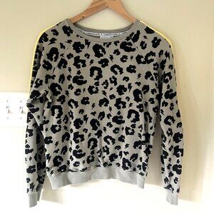 Scamp & Dude ⚡ Leopard Classic Sweatshirt, Sage/Black, Size XS